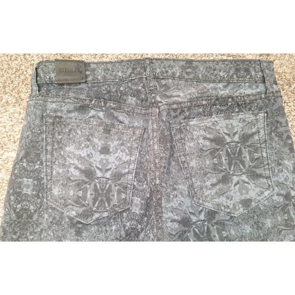 BLUELAB Womens Reversible Pants Gray Pattern/Blue Size 27 X 26 - Picture 5 of 14